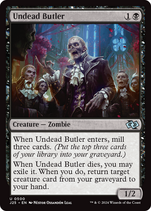 Undead Butler (J25-500) - uncommon