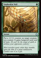 Snakeskin Veil (FDN-233) - uncommon - Foil