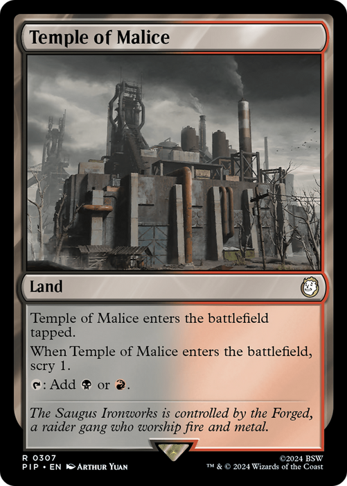 Temple of Malice (PIP-307) - rare - Foil