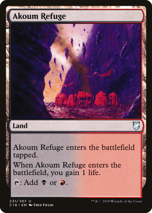 Akoum Refuge (C18-231) - uncommon