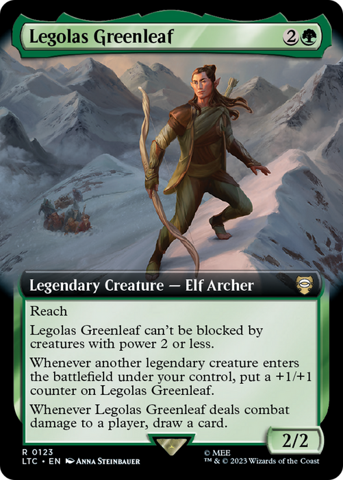 Legolas Greenleaf (LTC-123) - rare: (Extended Art)