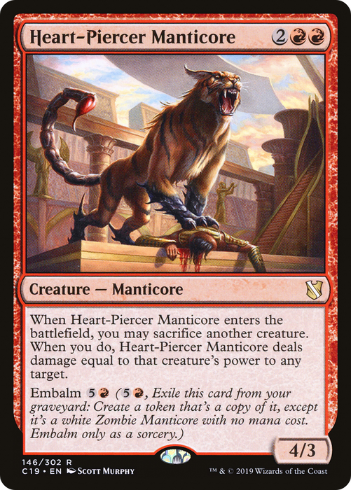 Heart-Piercer Manticore (C19-146) - rare