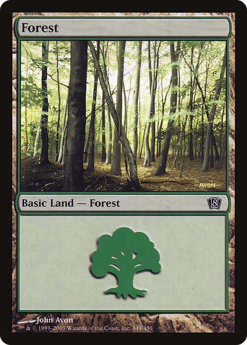 Forest (8ED-349★) - common - Foil