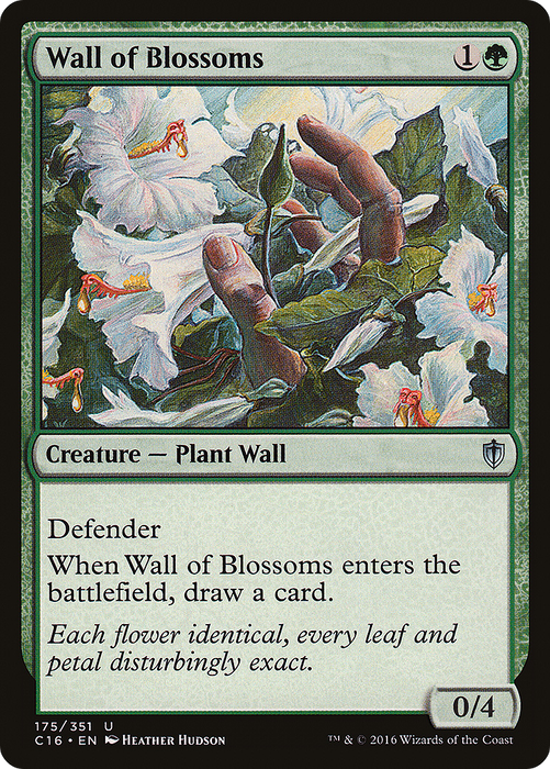 Wall of Blossoms (C16-175) - uncommon