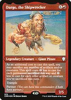 Dargo, the Shipwrecker (CMR-572) - uncommon - Etched Foil