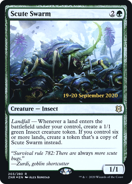 Scute Swarm (PRE-203S) - rare - Foil