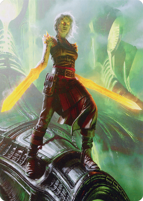 Nahiri, the Unforgiving // Nahiri, the Unforgiving (AONE-051) - common (Borderless) - Foil