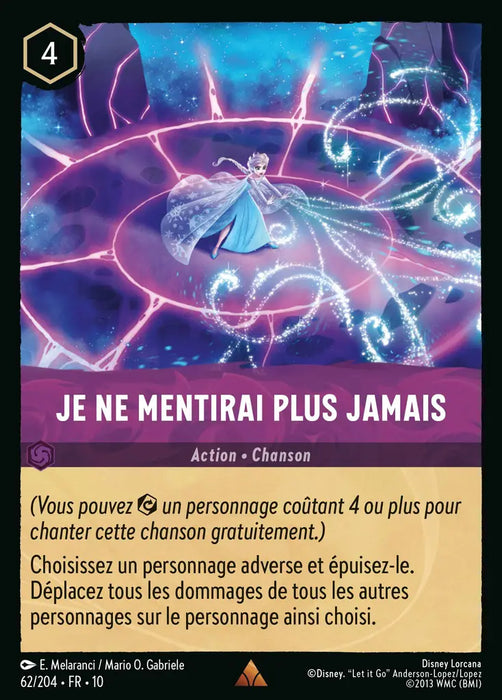 Je ne mentirai plus jamais (62/204) - LDLP - Rare - Cold Foil