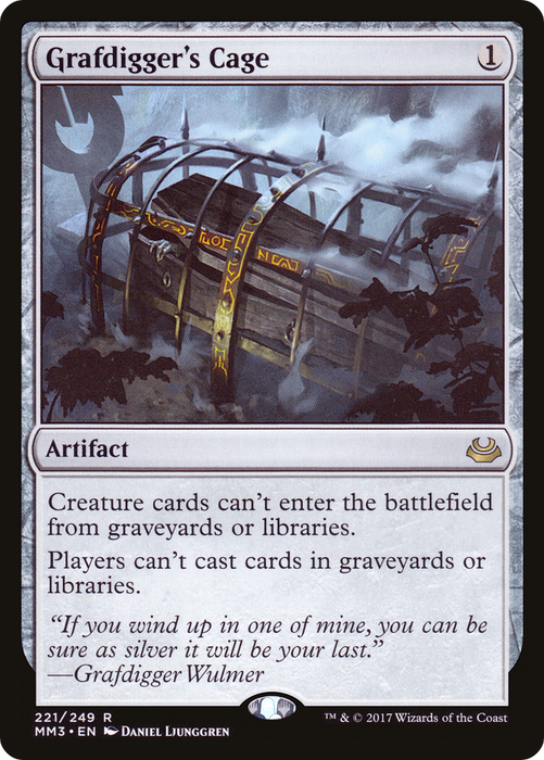 Grafdigger's Cage (MM3-221) - rare