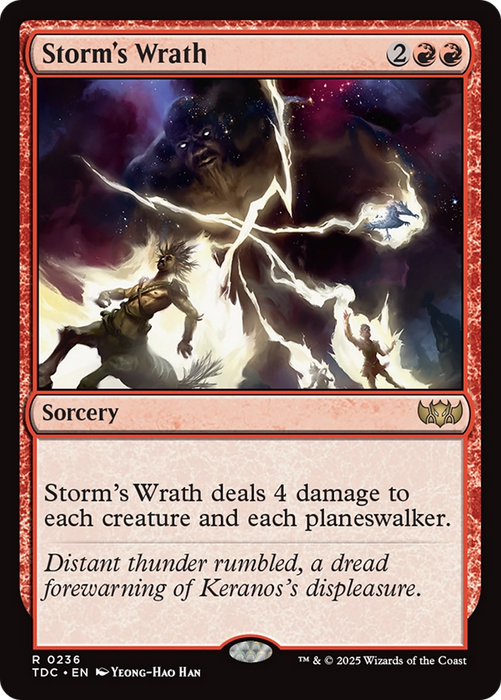 Storm's Wrath (TDC-236) - rare