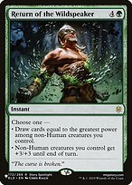 Return of the Wildspeaker (LIST-ELD-172) - rare