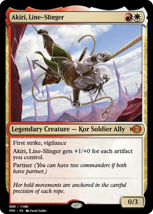 Akiri, Line-Slinger (PRM-86154) - mythic
