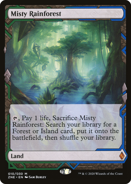 Misty Rainforest (ZNE-010) - mythic