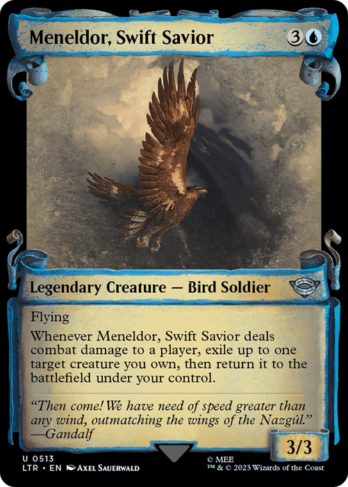 Meneldor, Swift Savior (LTR-513) - uncommon: (Showcase)