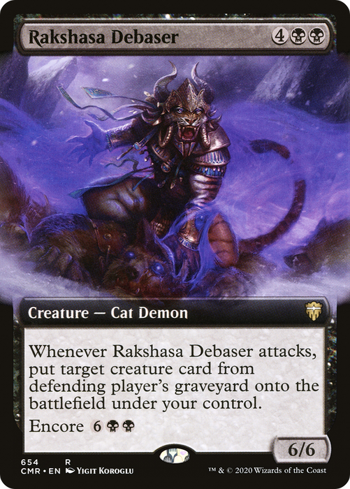 Rakshasa Debaser (CMR-654) - rare: (Extended Art)