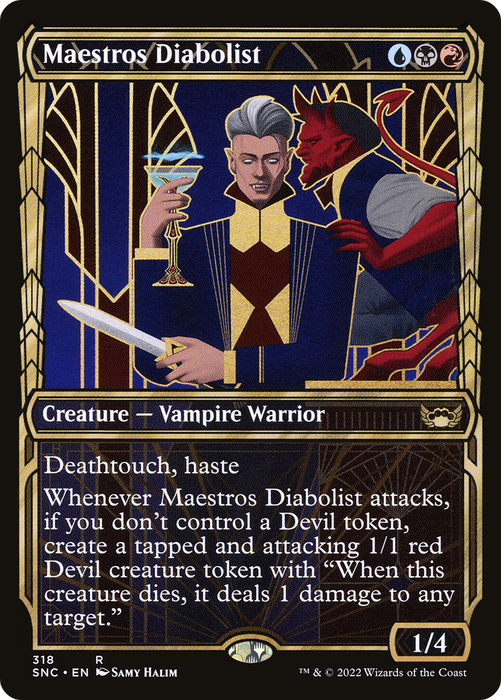 Maestros Diabolist (SNC-318) - rare: (Showcase)