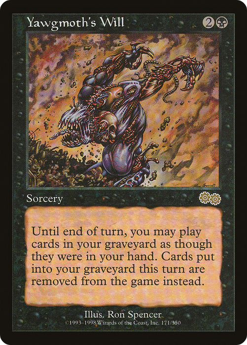 Yawgmoth's Will (USG-171) - rare