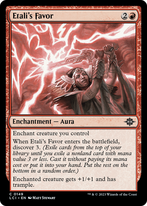 Etali's Favor (LCI-149) - common - Foil
