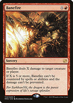 Banefire (MM2-104) - rare - Foil