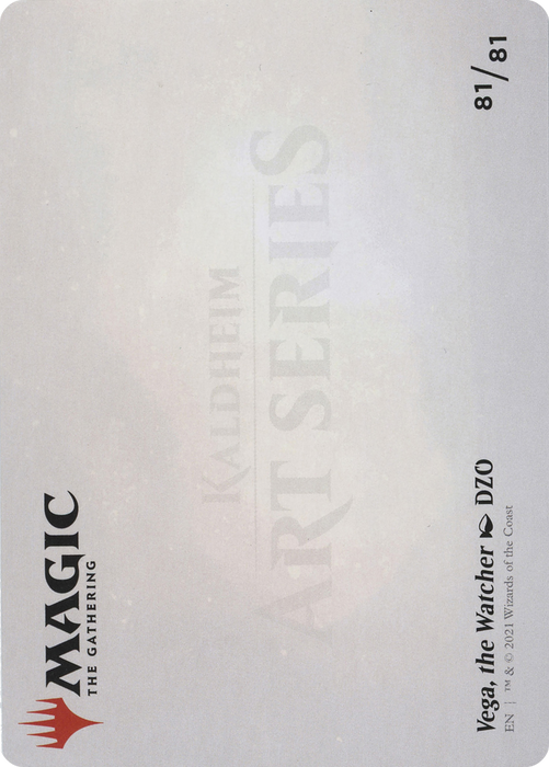 Vega, the Watcher // Vega, the Watcher (AKHM-081) - common (Borderless) - Foil