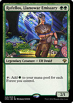 Rofellos, Llanowar Emissary (VMA-229) - rare