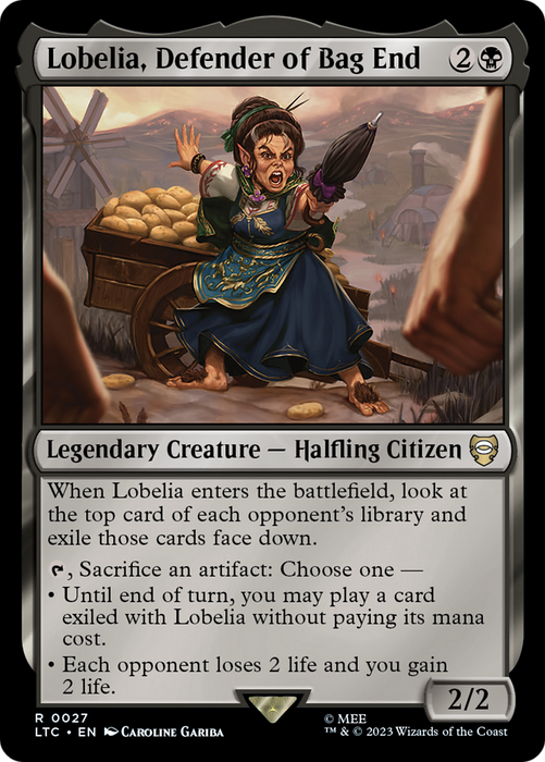 Lobelia, Defender of Bag End (LTC-027) - rare