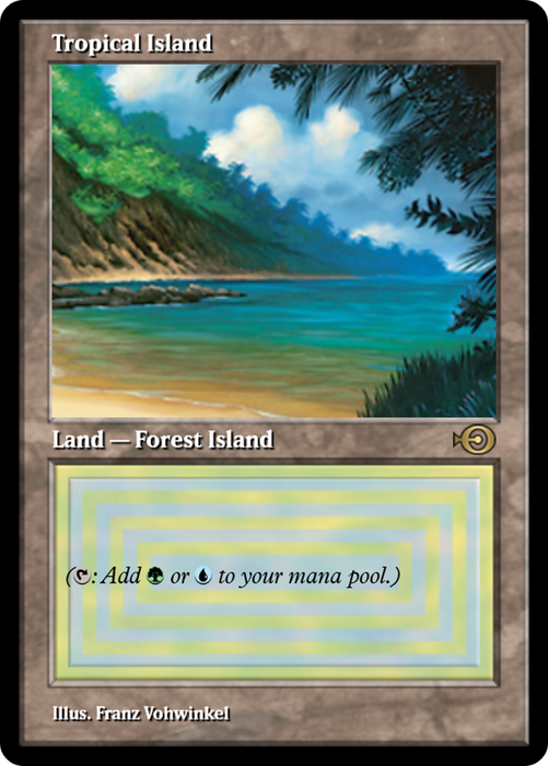 Tropical Island (PRM-43620) - rare - Foil