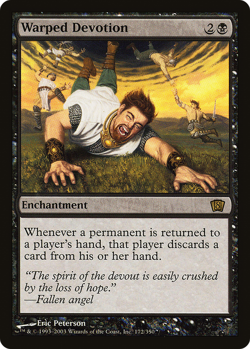 Warped Devotion (8ED-172★) - rare - Foil