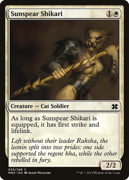 Sunspear Shikari (MM2-035) - common - Foil