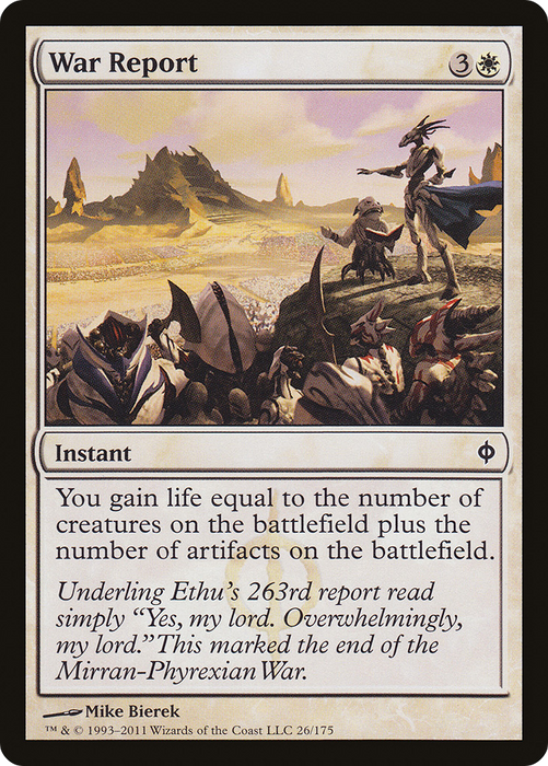 War Report (NPH-026) - common - Foil
