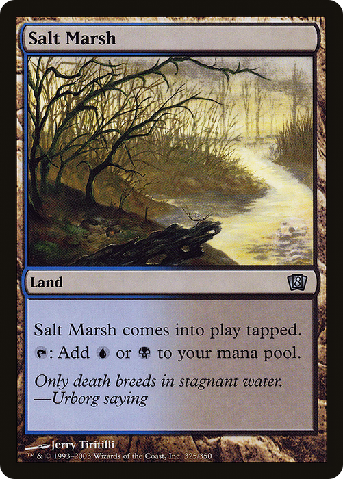 Salt Marsh (8ED-325★) - uncommon - Foil