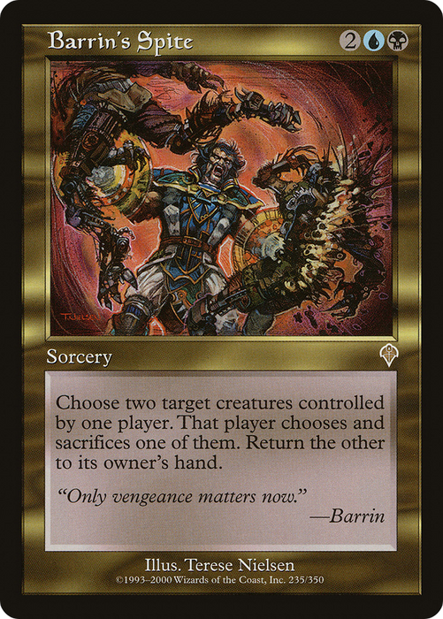 Barrin's Spite (INV-235) - rare - Foil