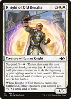 Knight of Old Benalia (MH1-017) - common - Foil