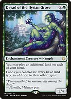 Dryad of the Ilysian Grove (THB-169) - rare: (enchantment)