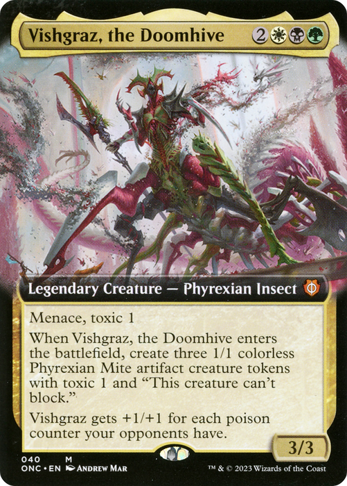 Vishgraz, the Doomhive (ONC-040) - mythic: (Extended Art) - Foil