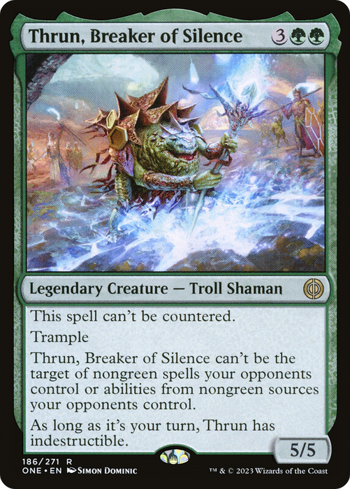 Thrun, Breaker of Silence (ONE-186) - rare - Foil