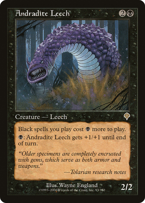 Andradite Leech (INV-093) - rare