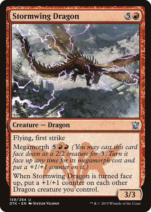 Stormwing Dragon (DTK-159) - uncommon - Foil