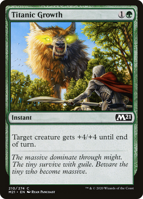 Titanic Growth (M21-210) - common - Foil