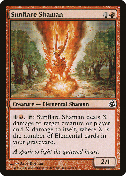 Sunflare Shaman (MOR-108) - common - Foil