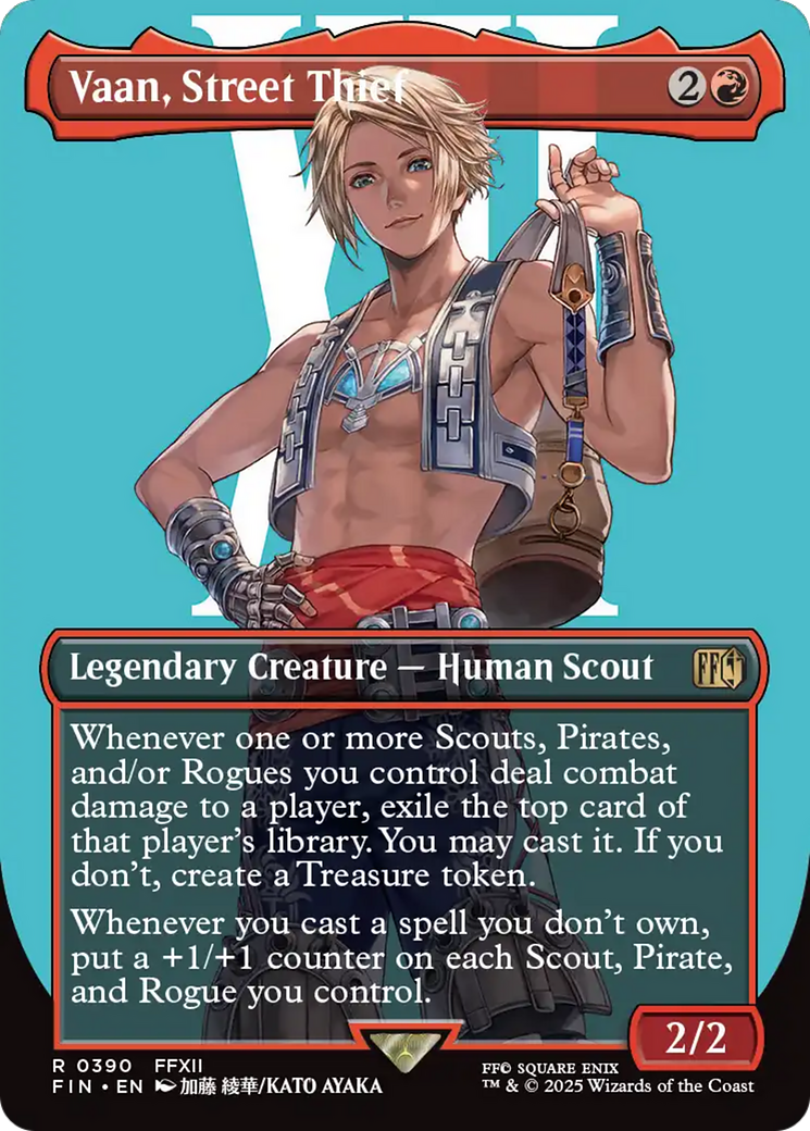 Vaan, Street Thief (FIN-390) - rare (Borderless)