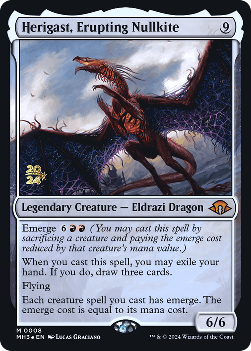 Herigast, Erupting Nullkite (PRE-08S) - mythic - Foil