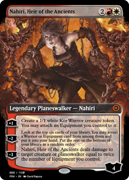Nahiri, Heir of the Ancients (PRM-83840) - mythic