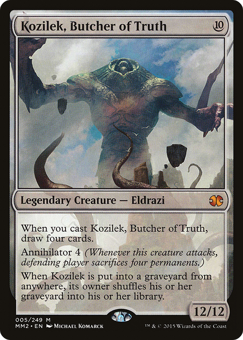 Kozilek, Butcher of Truth (MM2-005) - mythic - Foil