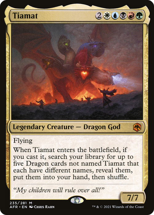 Tiamat (AFR-235) - mythic - Foil