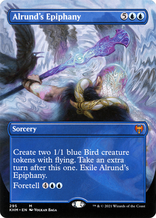 Alrund's Epiphany (KHM-295) - mythic (Borderless) - Foil