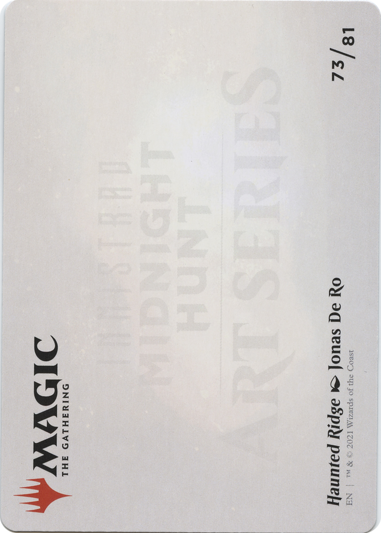 Haunted Ridge // Haunted Ridge (AMID-073) - common (Borderless) - Foil