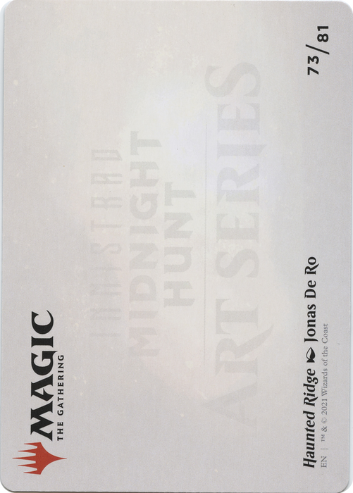 Haunted Ridge // Haunted Ridge (AMID-073) - common (Borderless) - Foil