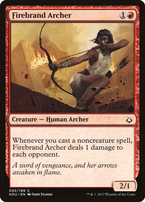 Firebrand Archer (HOU-092) - common - Foil