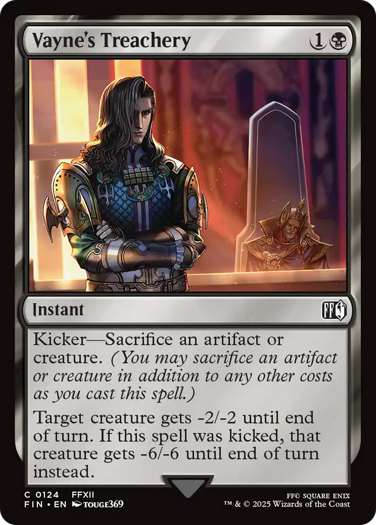 Vayne's Treachery (FIN-124) - common - Foil